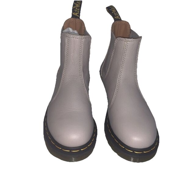 Dr. Martens Doc 2976 Vintage Taupe Virginia Chelsea Boots Womens Sizes 7 - Picture 1 of 11